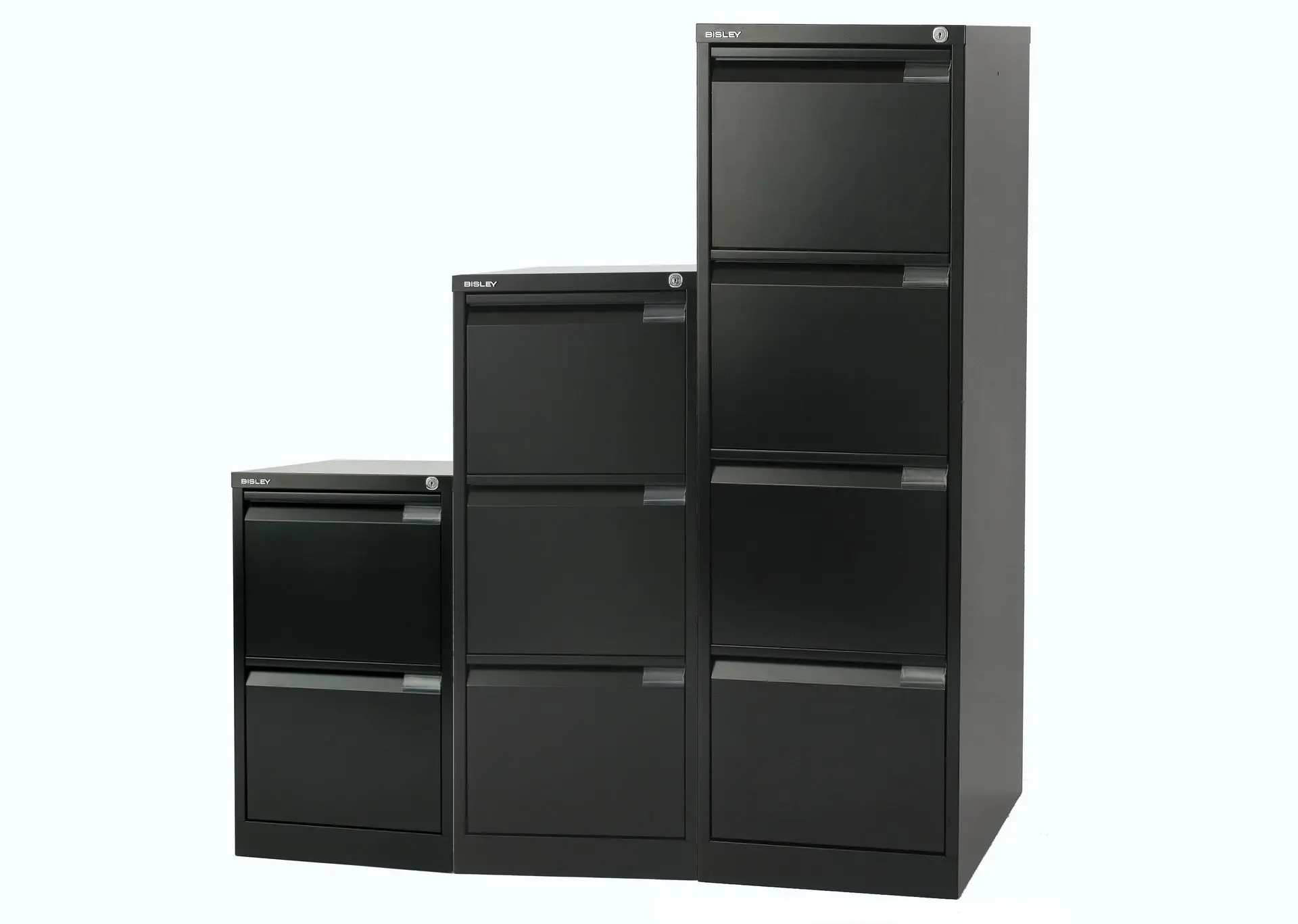 Archivadores metálicos negros