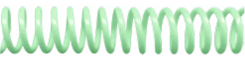 Espiral verde menta