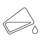 Pictograma líquidos para papelera de reciclaje