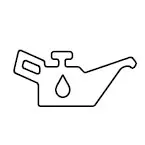 Pictograma lata de aceite para papelera de reciclaje