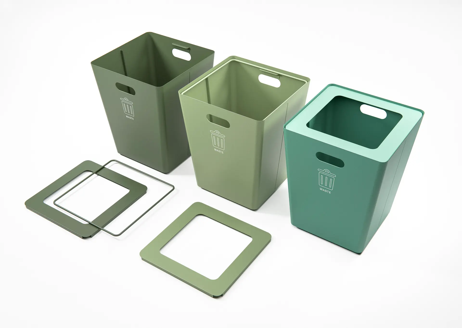 Papelera Winterthur en 3 colores