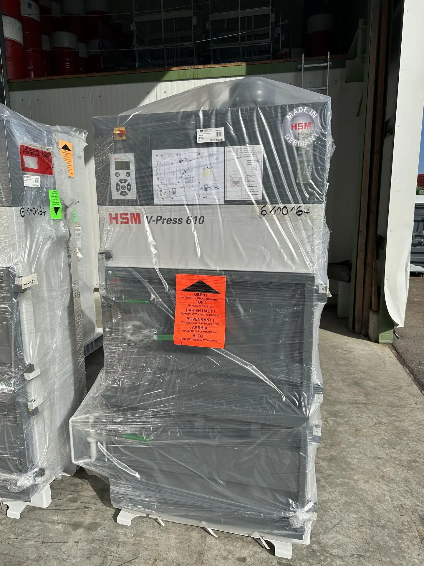 HSM V-Press 610 embalada