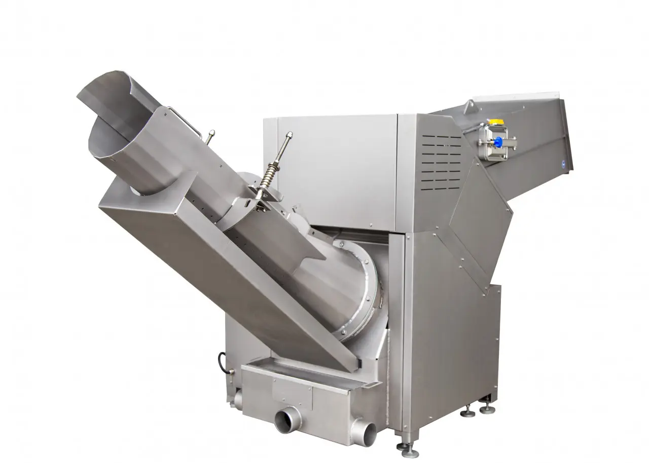 Vaciadora de botellas de plástico