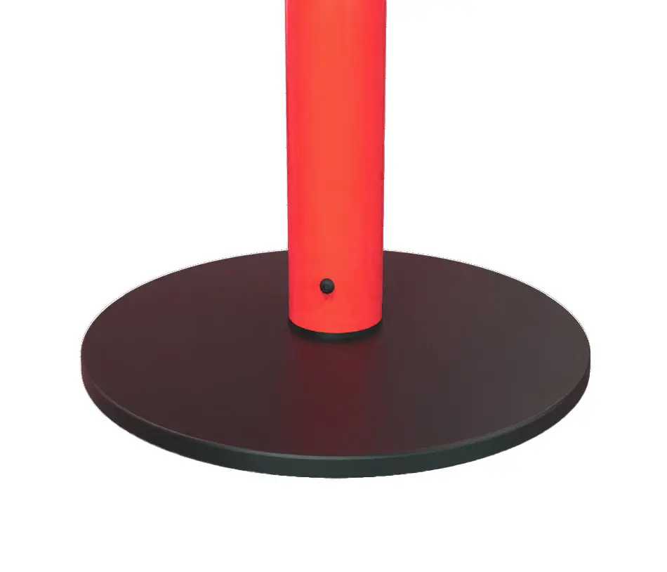 Base negra ultrafina de poste separador