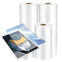 Fundas y bobinas de plástico para plastificar en caliente, compatibles con todas las plastificadoras y bobinas, en variedad de tamaños y gramajes, protegen documentos con acabado profesional y duradero