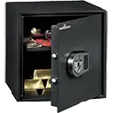 Cajas fuertes alemanas certificadas ISO y EN, con diseño robusto y cierre de llave, combinación o sistema electrónico de alta seguridad