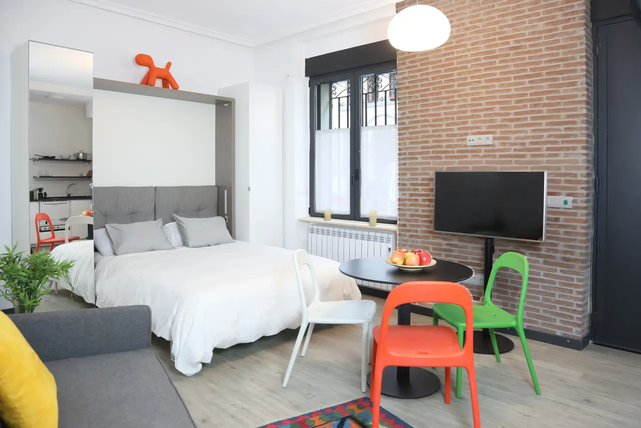 Mesa Tabula negra en dormitorio