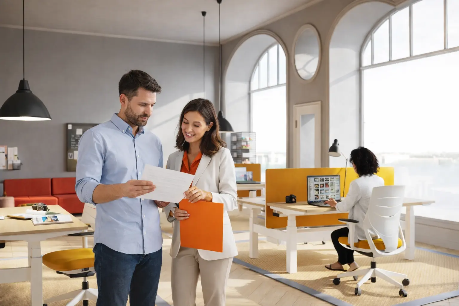 Mobiliario de oficina Actiu profesional con asesoramiento en espacio de trabajo moderno
