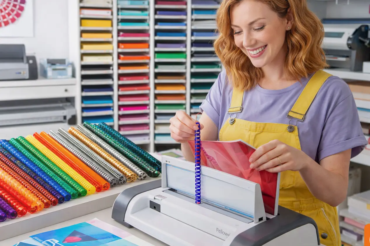 Material de encuadernación en gran variedad de colores