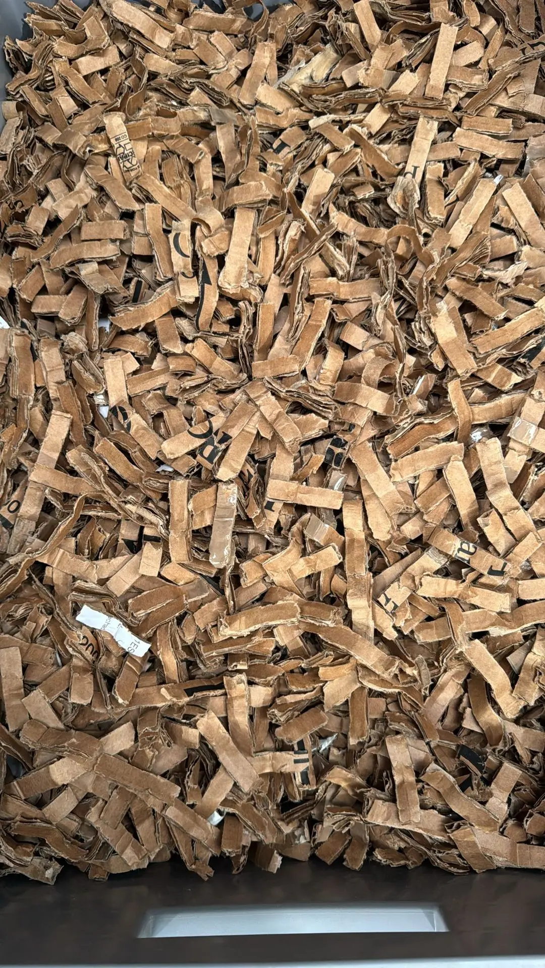 Relleno de embalaje real creado en Diabetika.es