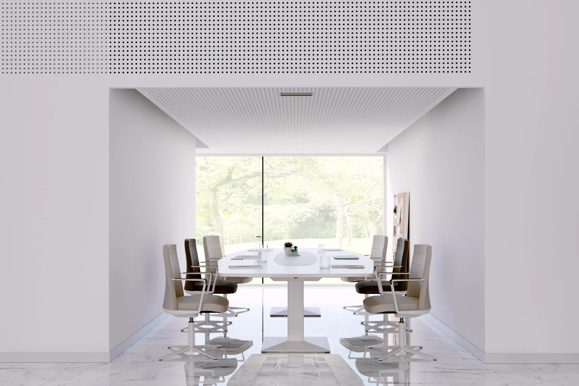 Mesa Power 300 con sillones Cron