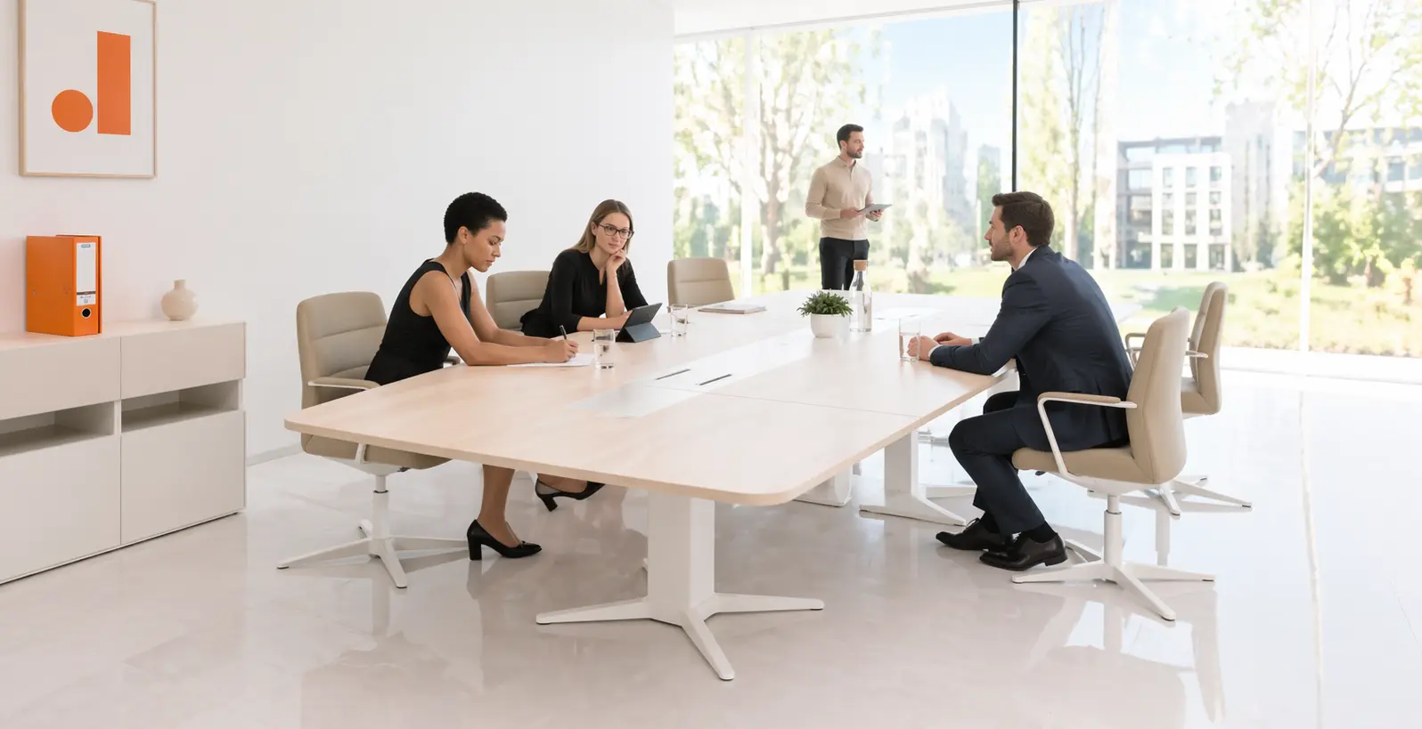 Mesa de reunión Power 100 de Actiu