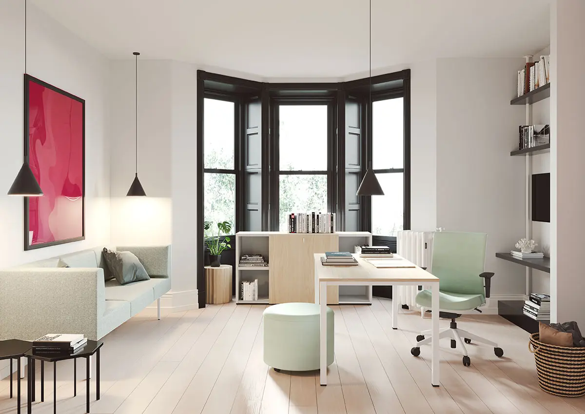 mesa home office diseño moderno Actiu Colectiva