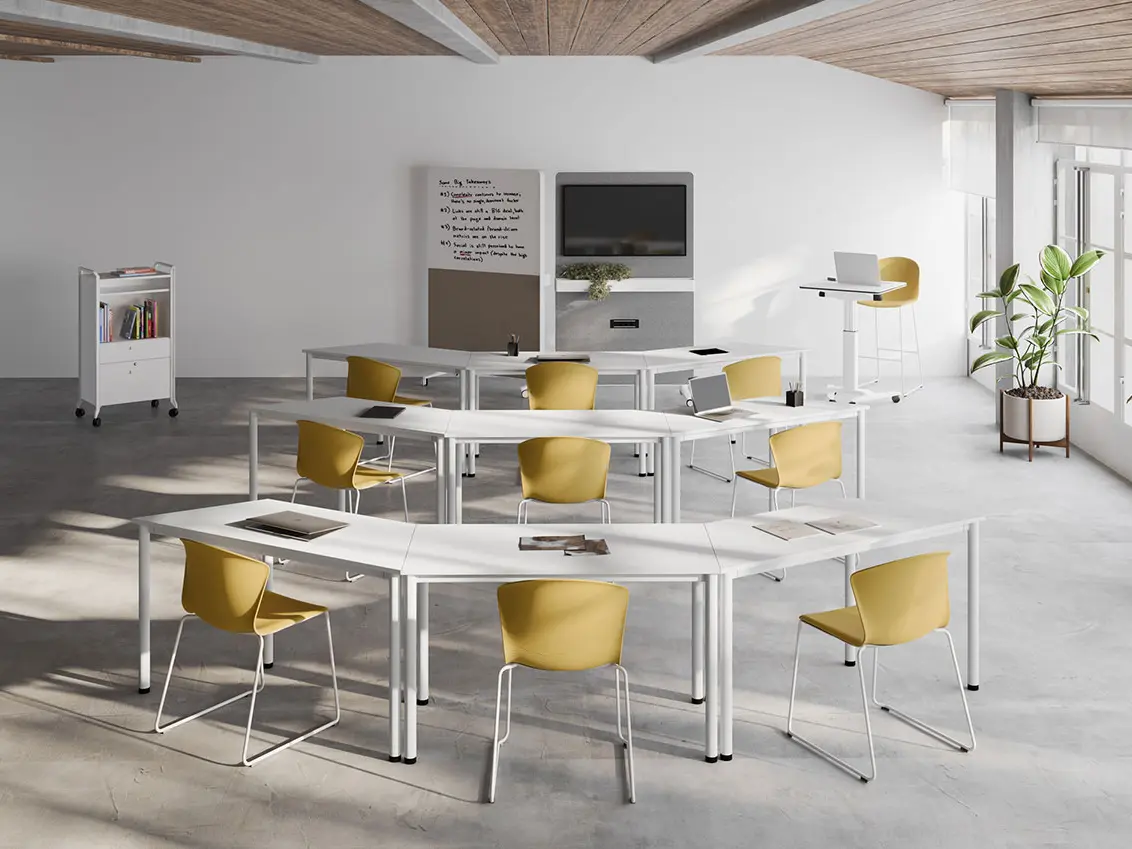 Configuración colaborativa con mesas Dynamic