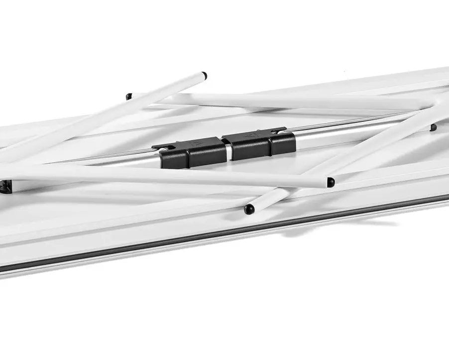 detalle plegado máximo de patas mesa plegable Plek Actiu