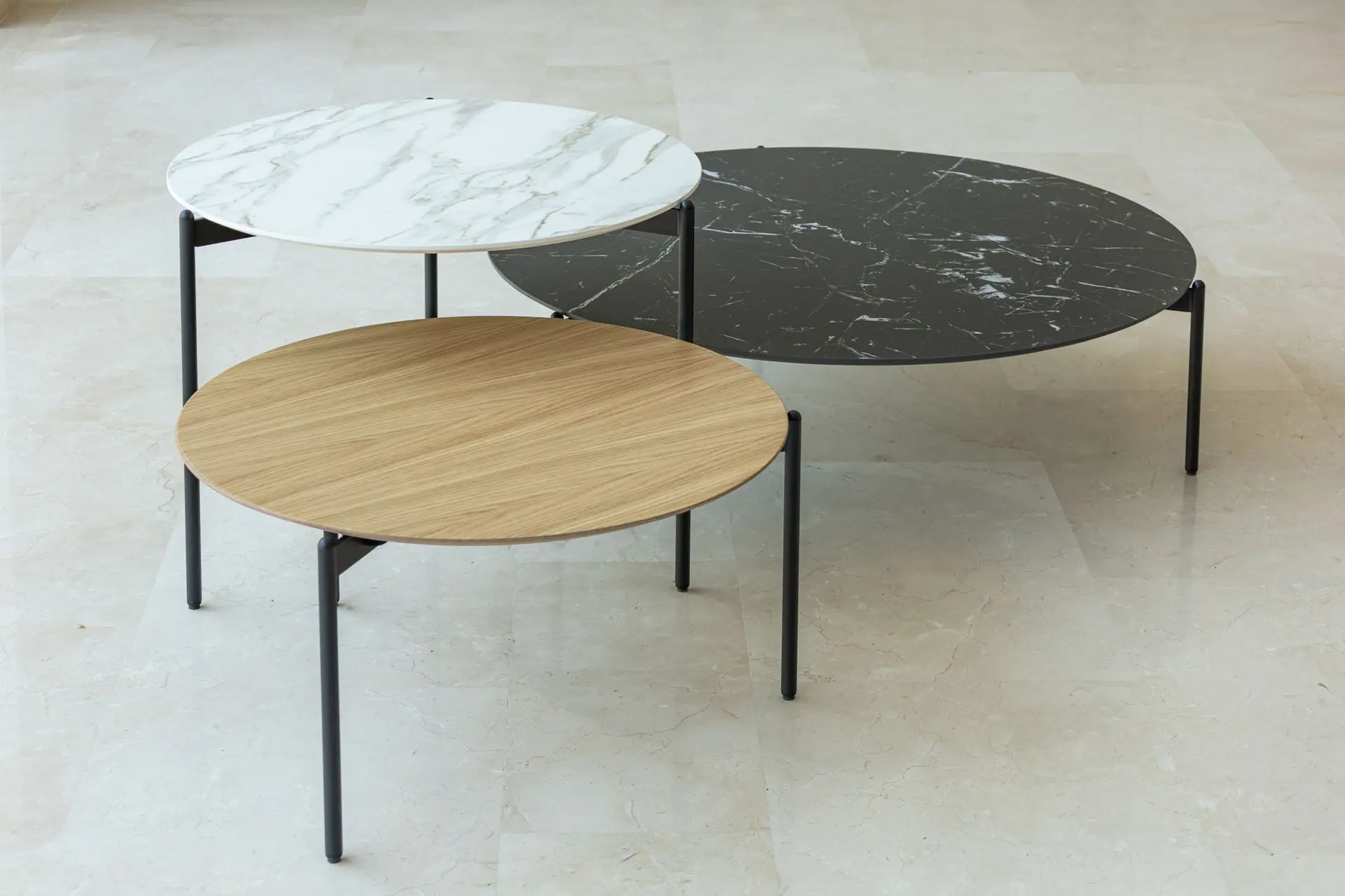 Tres alturas de mesa Eidos Actiu