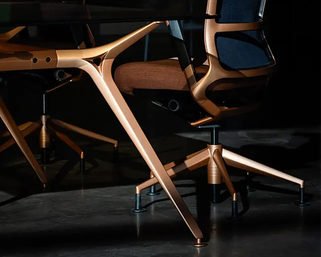 Mesa Arkitek estructura cobre