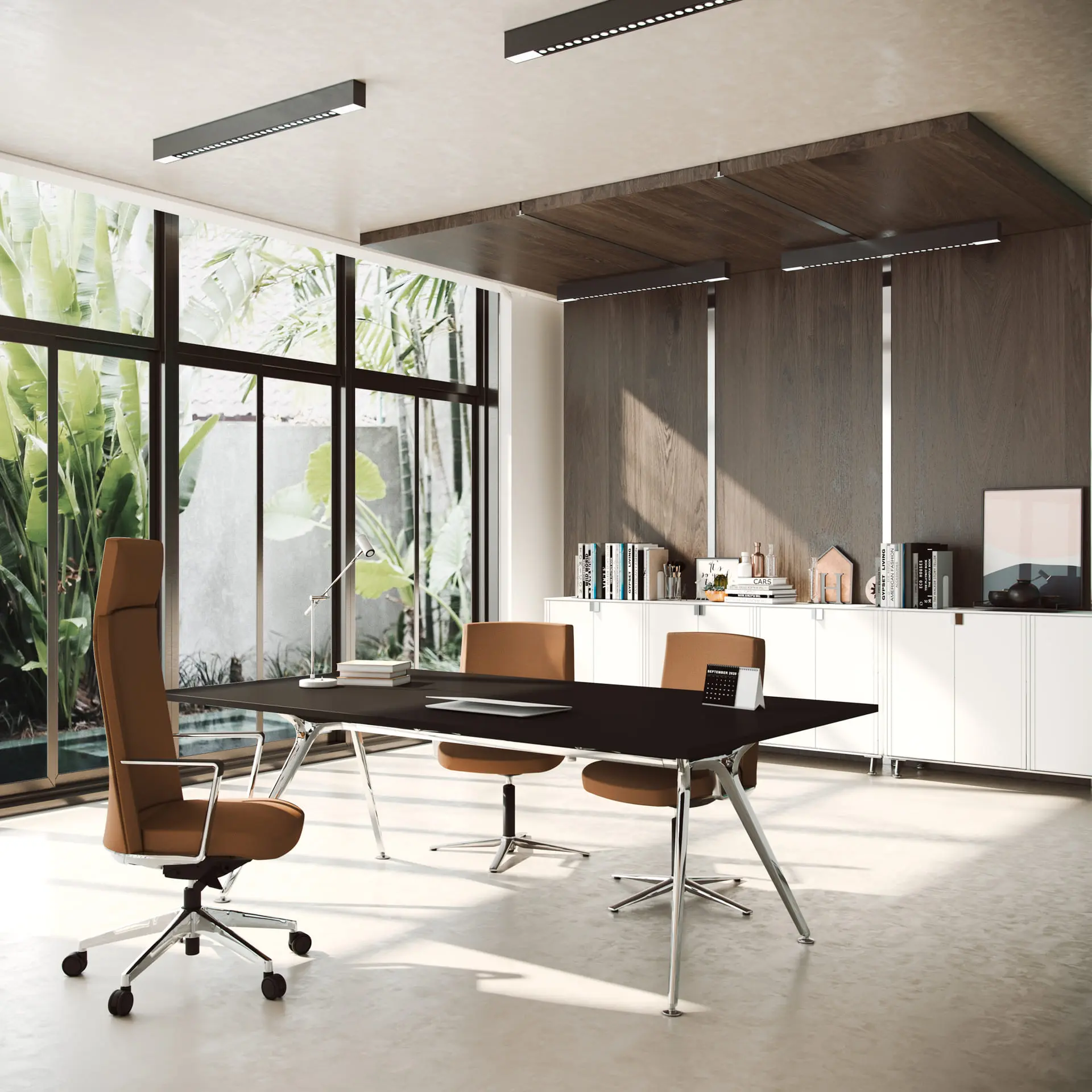 Mesa Arkitek rectangular de despacho