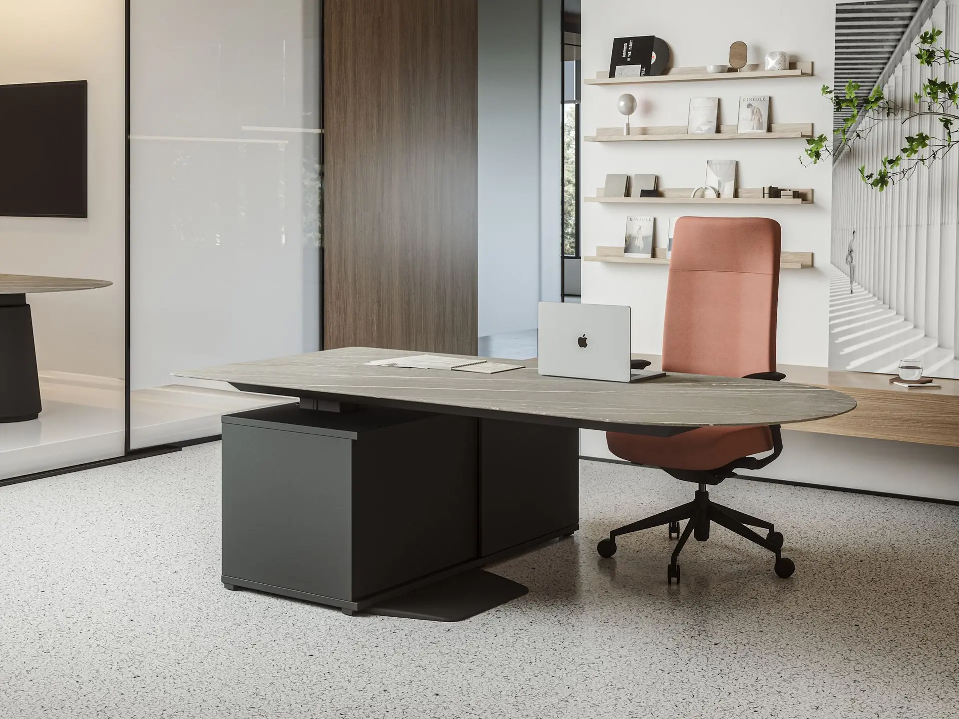 Despacho moderno con mesa Menssula