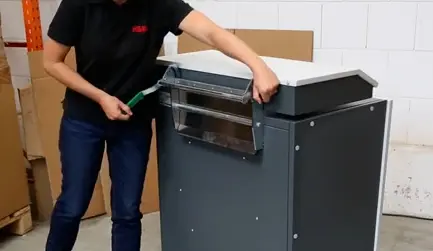 Movimiento de la solapa en HSM Profipack P425