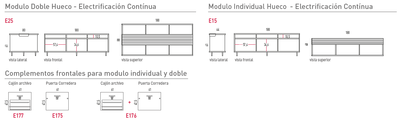 Módulos de archivo Vital Plus Spine de Actiu