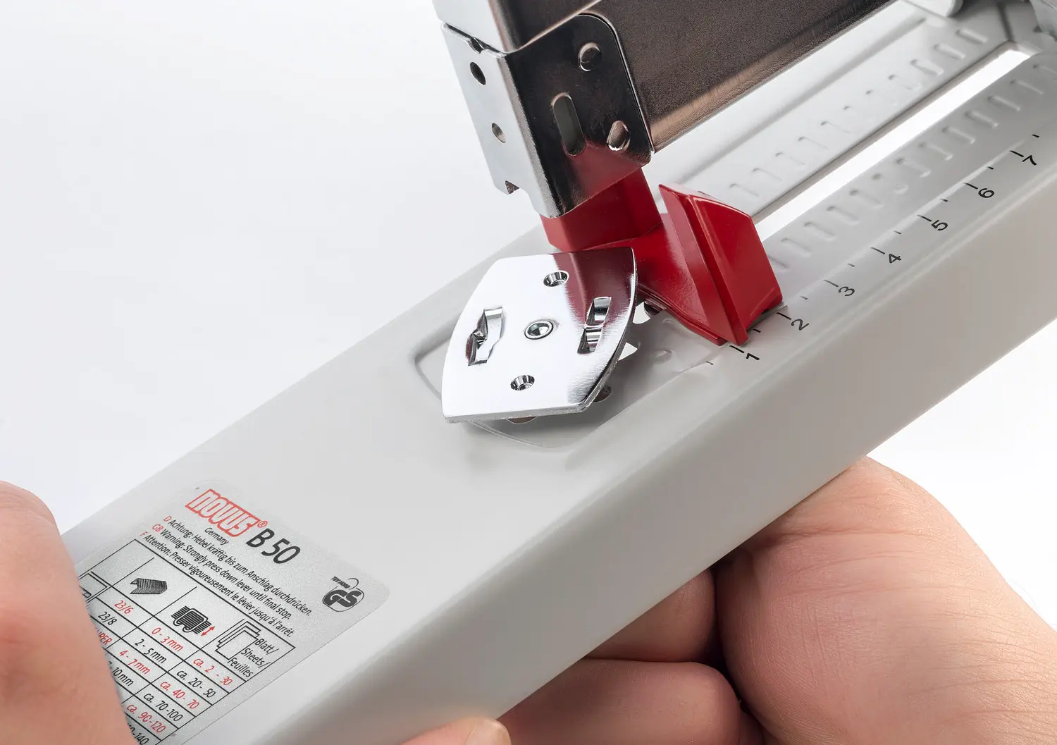 Sufridera rotativa de la grapadora NOVUS B 50