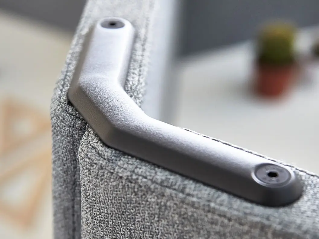 Detalle del sistema de giro para panel Link Actiu