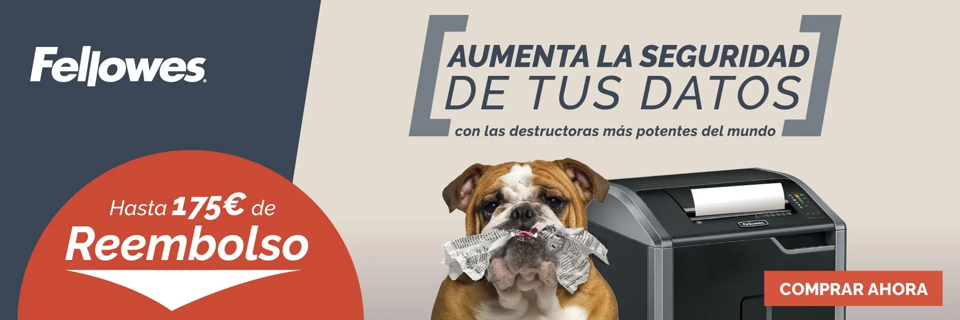 Hasta 175 € de reembolso Aumenta la seguridad de tus datos