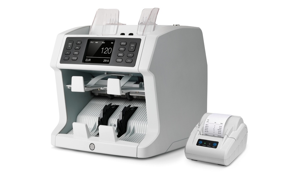 La contadora de billetes Safescan 2985 detecta billetes falsos de Euro