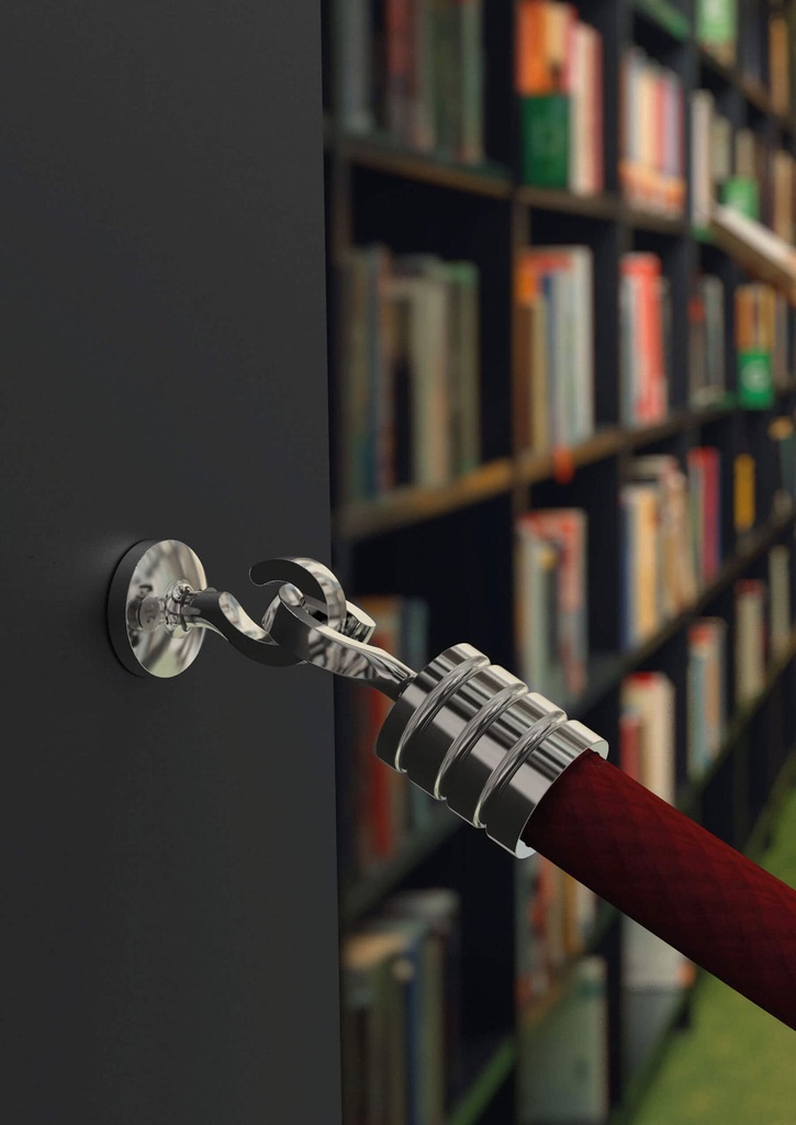 Cordón color rojo vino burdeos con gancho dorado