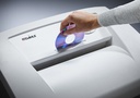 Destructora de CDs y DVDs Dahle 510 Plus 50472-13873 con corte de alta seguridad en partículas de 2 x 15 mm.