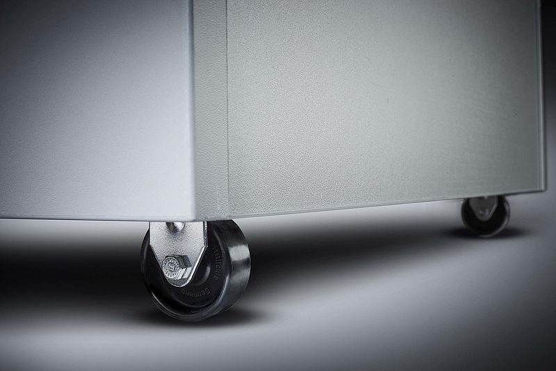 Ruedas de la destructora industrial de alto rendimiento con corte en partículas de 2 x 15 mm. Dahle VolumePro 519 20392