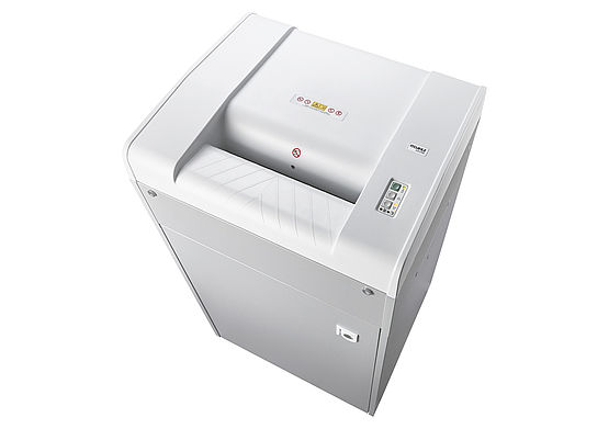 Destructora industrial de alto rendimiento Dahle VolumePro 419 20396 con corte en micropartículas de 0,8 x 4,7 mm.