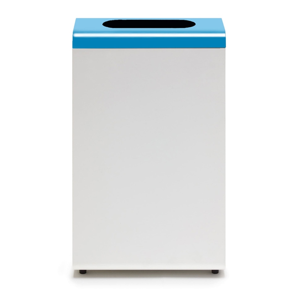 Papelera Interlaken con cabezal amarillo para plástico