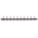 Perchero de pared Milard con colgadores en azul