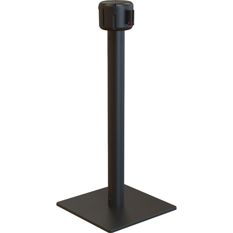 Poste separador para uso industrial Hedge en color negro