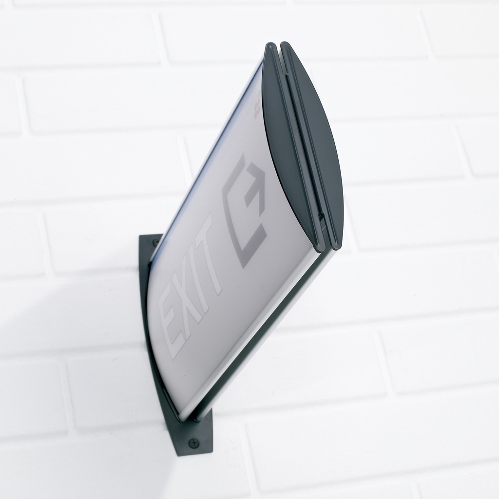 Rótulo tipo bandera Curvo