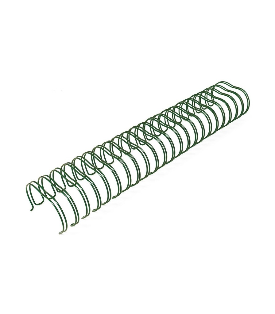 Wire-O verde grande color navidad