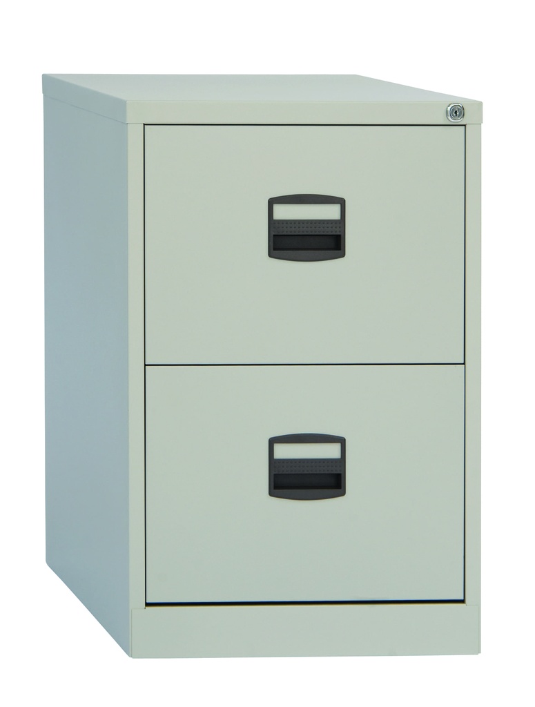 Archivador metálico de carpetas colgantes folio en color crema