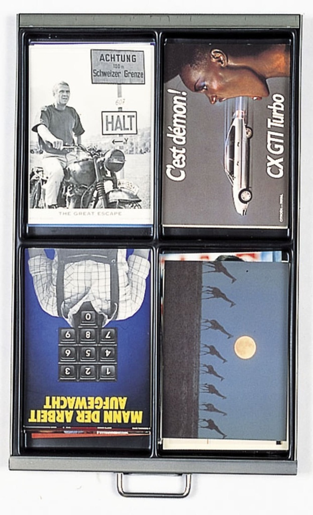 Bandeja para cajón A4 con 4 compartimentos de 22 mm Bisley MultiDrawers