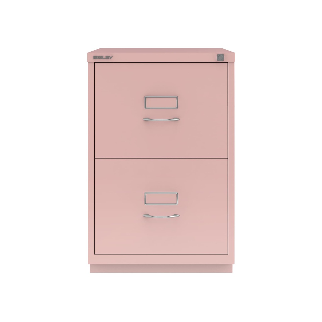 Archivador de dos cajones para carpetas colgantes rosa palo