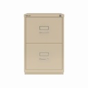Archivador de dos cajones para carpetas colgantes beige