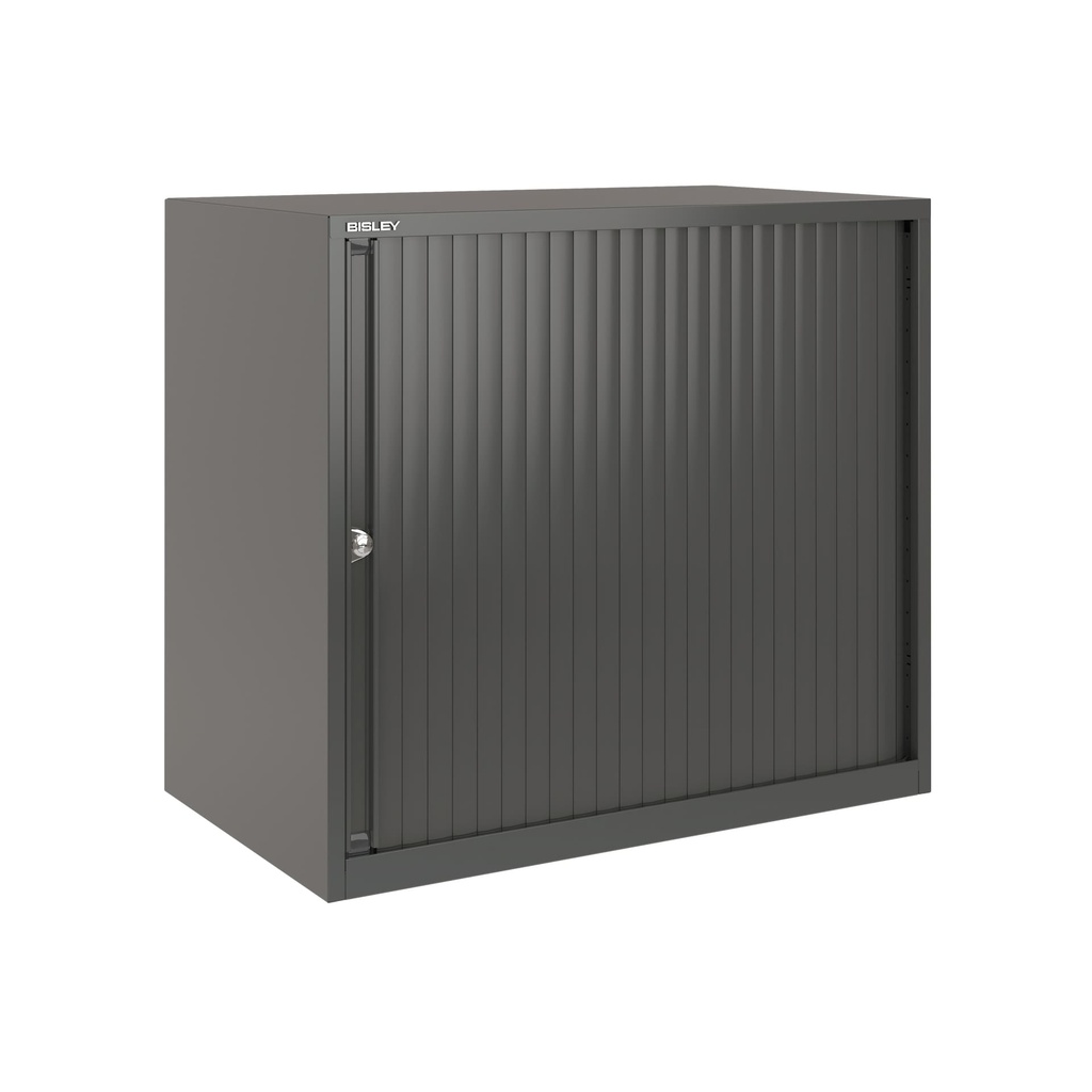 Armario de puerta persiana Bisley Essentials en color gris antracita