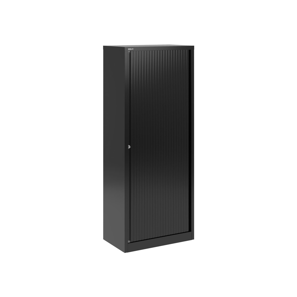 Armario de puerta persiana Bisley Essentials en color negro