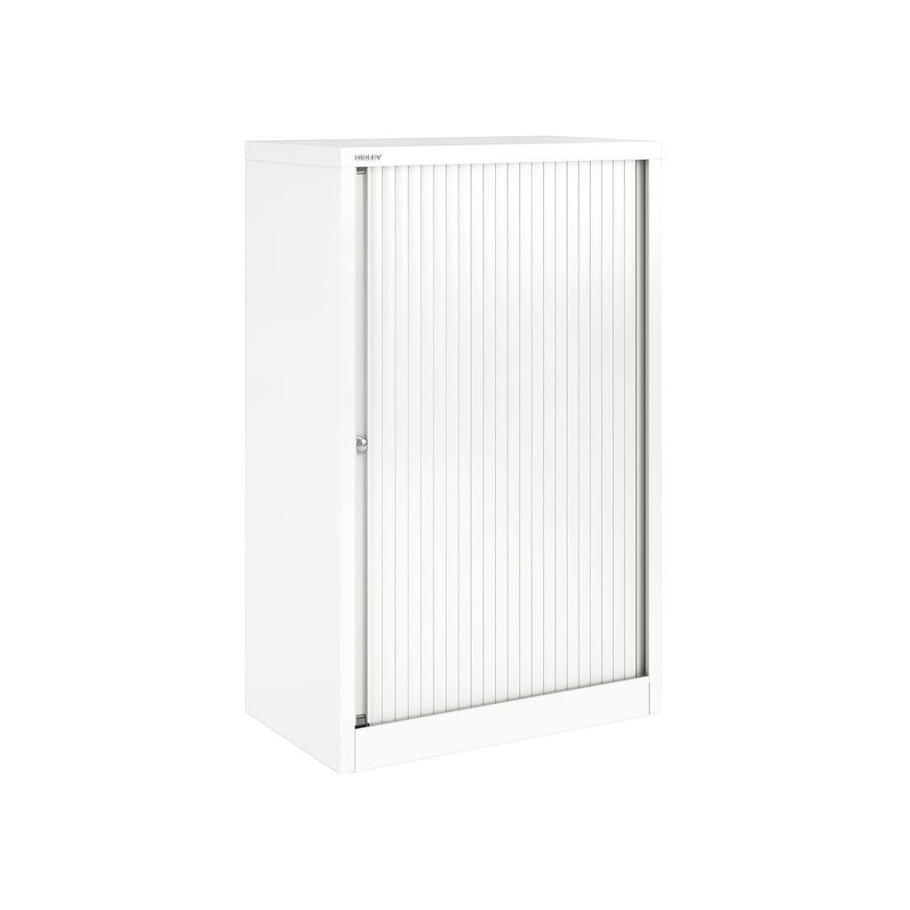 Armario de puerta persiana Bisley Essentials en color gris