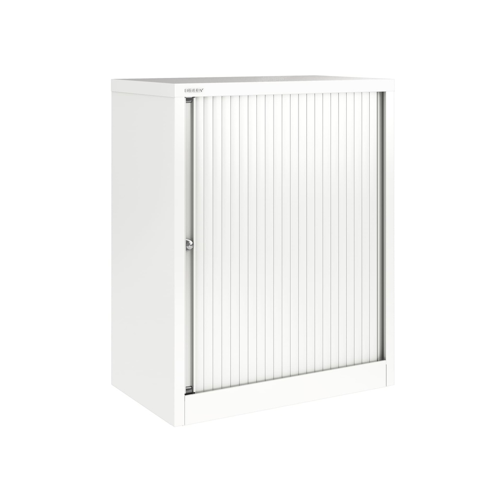 Armario de puerta persiana Bisley Essentials en color gris