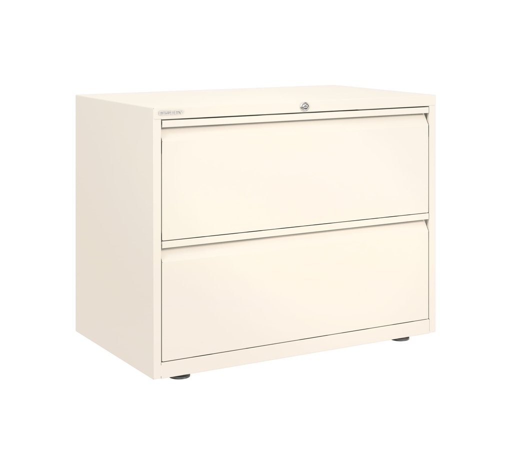 Archivador para carpetas colgantes Bisley Essentials color blanco tiza roto