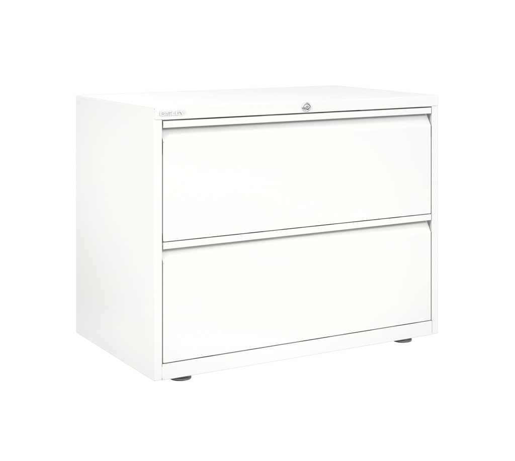 Archivador para carpetas colgantes Bisley Essentials color blanco tráfico