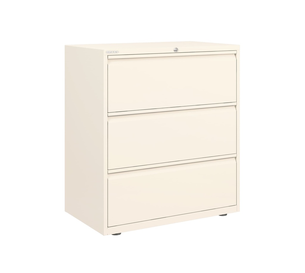 Archivador para carpetas colgantes Bisley Essentials color blanco tiza roto