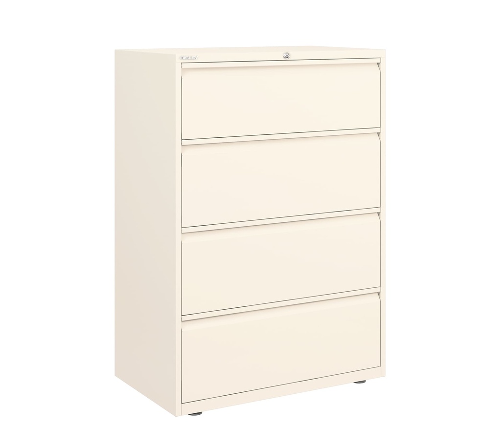 Archivador para carpetas colgantes Bisley Essentials color blanco tiza roto